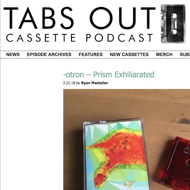 AJ | Projects | ‑otron | Radio play and reviews for Prism Exhilarated