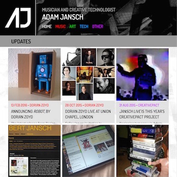 AJ | Code | AJ | Adam Jansch | AJ website hits version 9