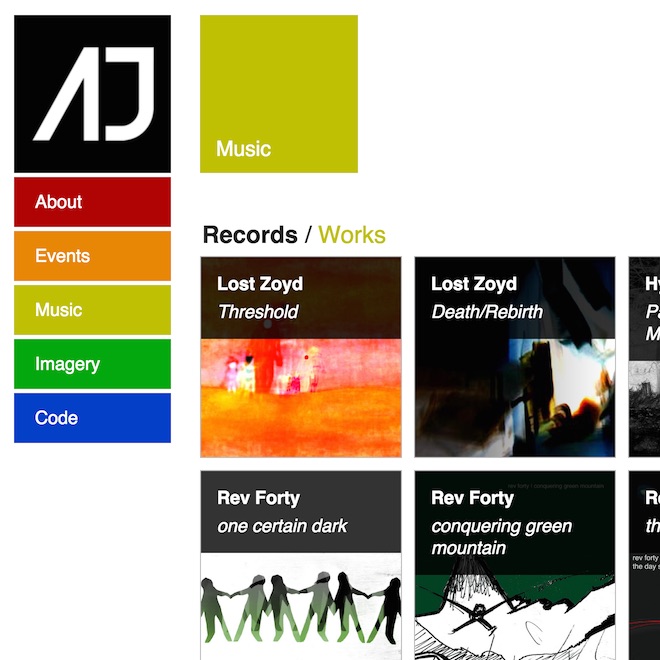 AJ | Code | AJ | Adam Jansch | Clean new design of AJ | Adam Jansch now live