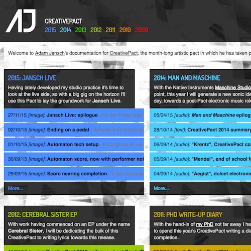 AJ | Code | AJ | Adam Jansch | CreativePact and Hackpact become Pact