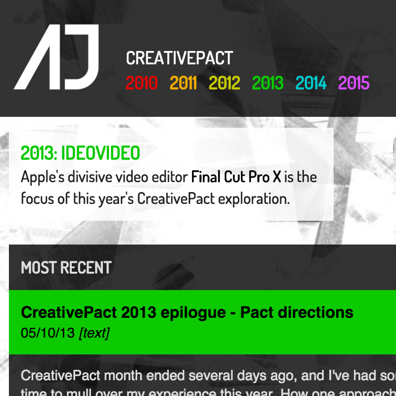 AJ | Code | AJ | Adam Jansch | New CreativePact docs website launched